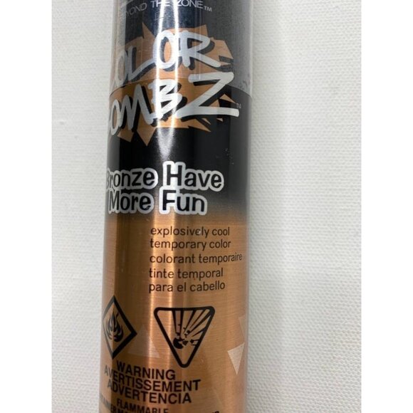 BTZ Beyond the Zone COLOR BOMBZ Bronze Have More Fun Temporary Hair Spray Color - Picture 3 of 5